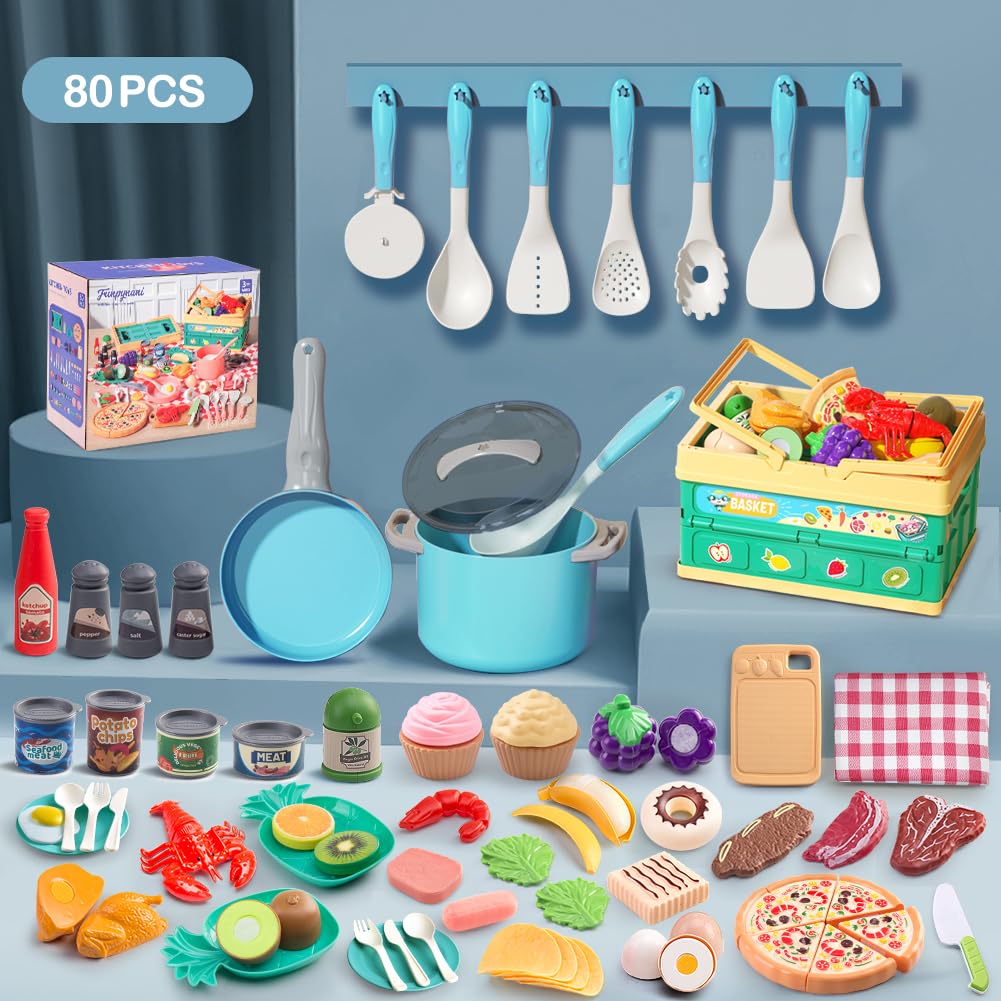 Funpynani pizza, chicken, lobster play food sparks imaginative cooking adventures