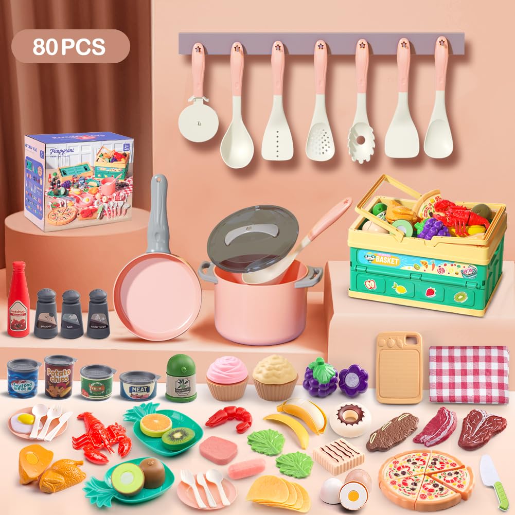 Funpynani roast chicken playfood as a centerpiece for pretend feasts