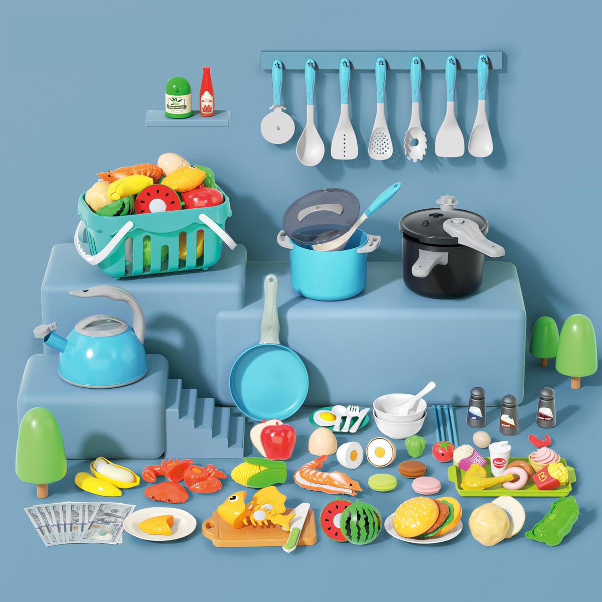 Funpynani water-fillable kettle for realistic pouring play