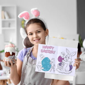 Funrous adorable Easter characters designs for colorful coloring.