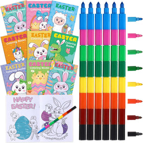 Funrous Easter coloring books 24 pieces for creative kids' activities.