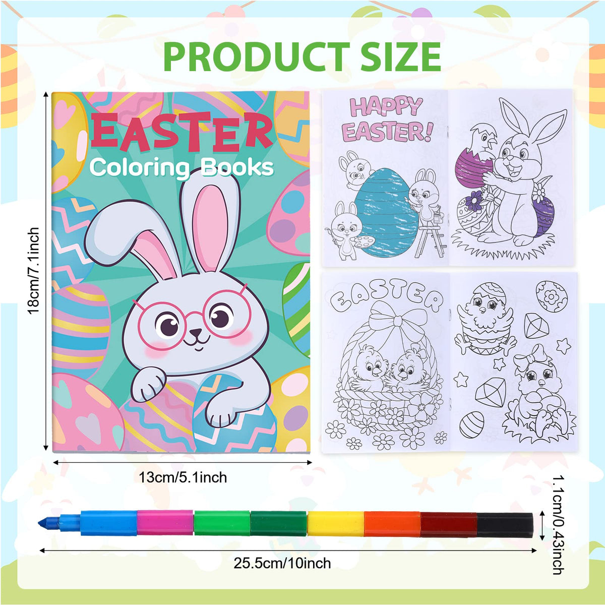 Funrous stackable crayons in 12 colors for buildable art fun.