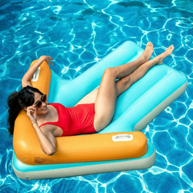 Funscape arrow lounger in color options for stylish pool relaxation