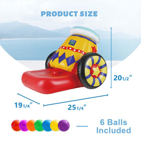 Funscape backyard gift image suitable for ages 3 to 8 during pool and beach days.