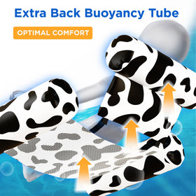 Funscape Cow mesh-seat design keeps you cool while you relax.