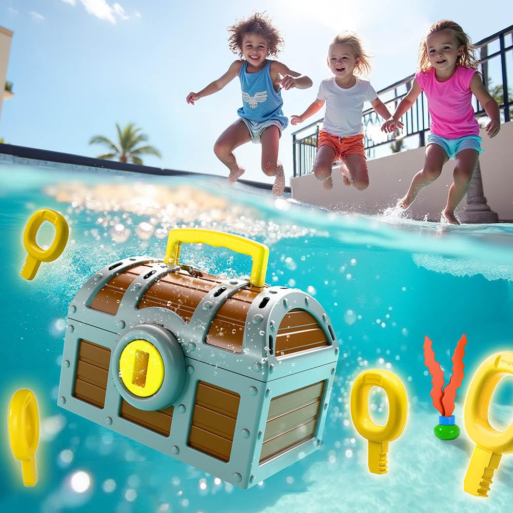 Funscape diving keys with gems set for exciting underwater challenges.