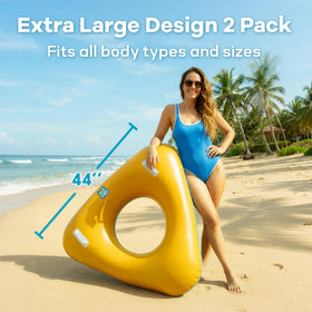 Funscape easy-boarding handles, secure grip for quick mounting and stability.