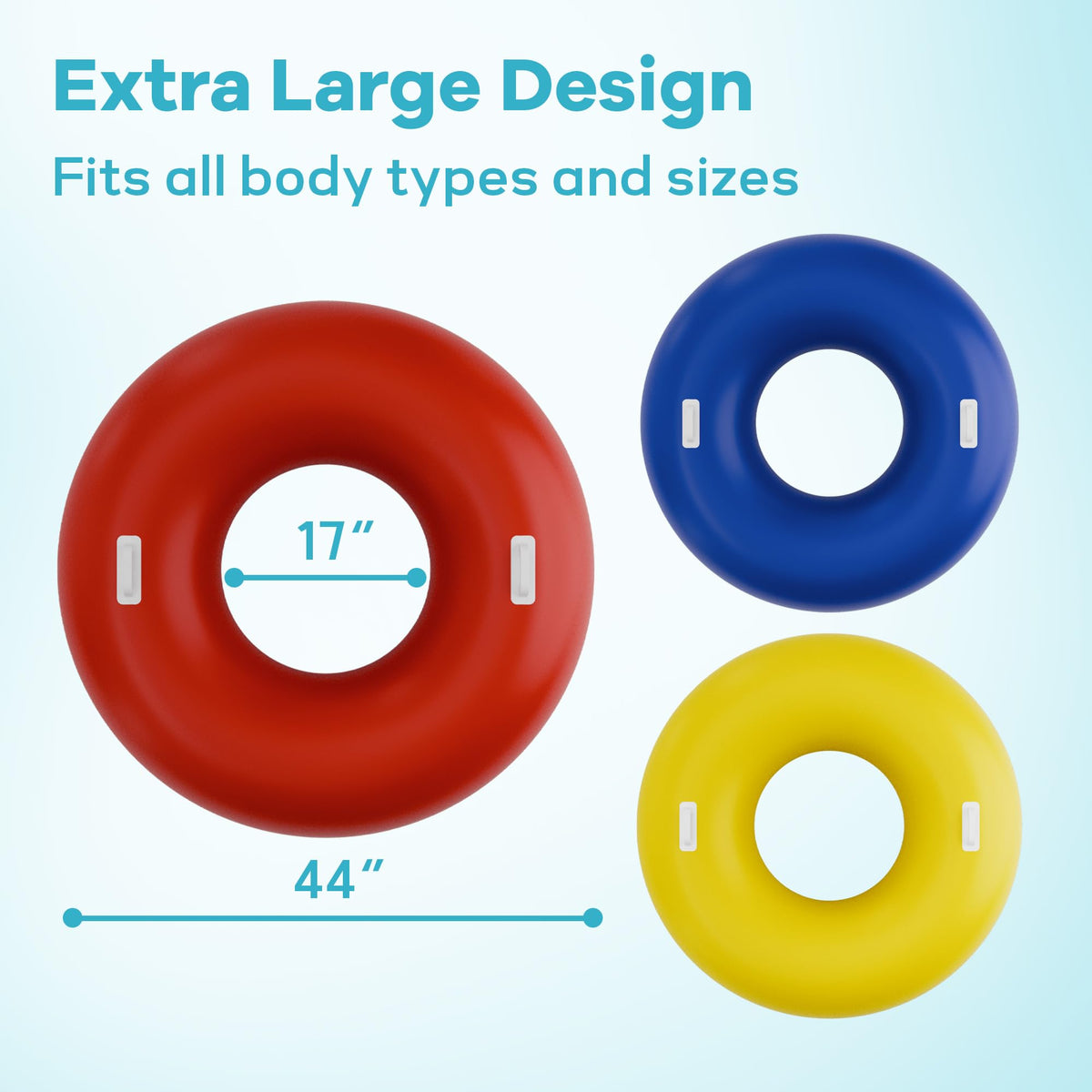 Funscape family-friendly float set perfect for lounging or cruising on water all summer.