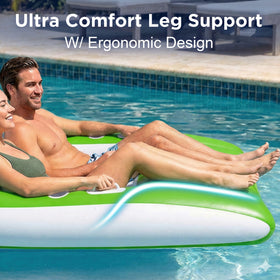 Funscape built-in cup holder keeps drinks nearby while lounging.