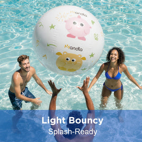 Funscape inflatable water pool ball for splashy summer games.