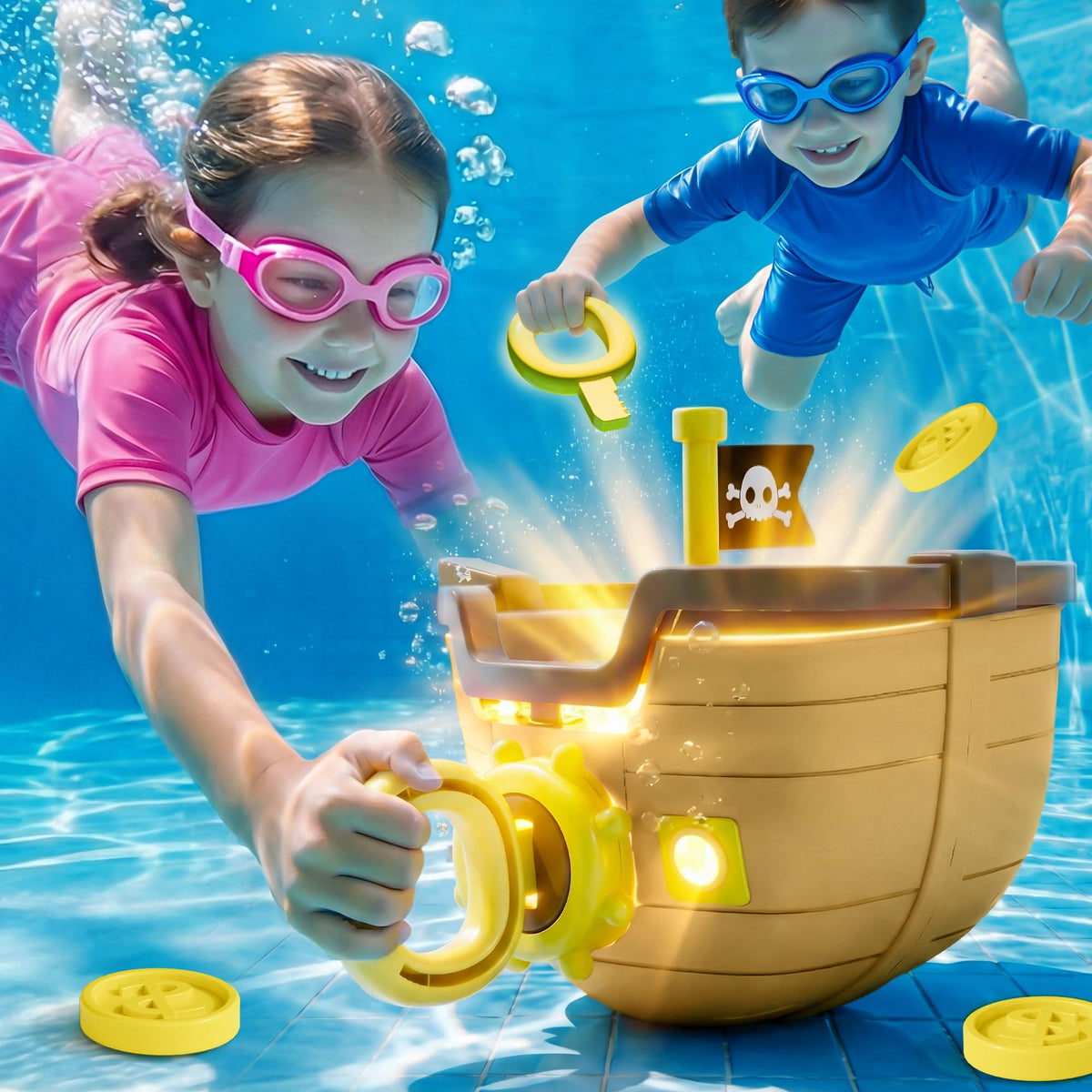 Funscape kids treasure game diving toy ideal for family water play.
