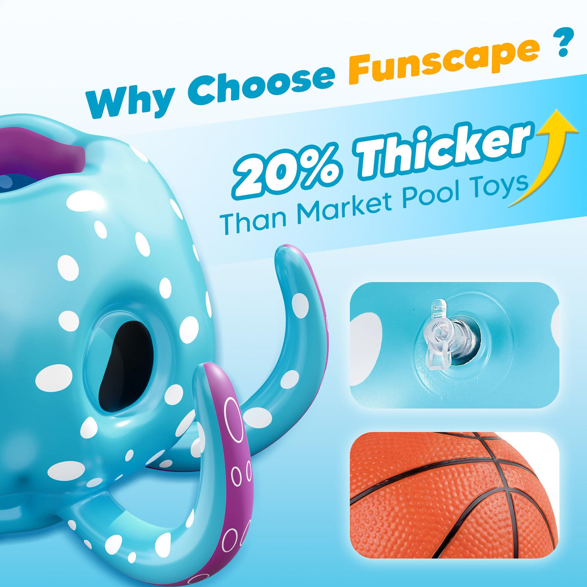 Funscape outdoor game ideal for pools, lawns, beaches, and gatherings