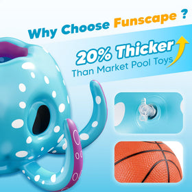 Funscape outdoor game ideal for pools, lawns, beaches, and gatherings