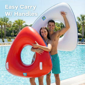 Funscape portable design inflates and deflates quickly for on-the-go fun