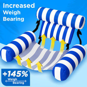 Inflate and deflate quickly for easy setup and compact storage.