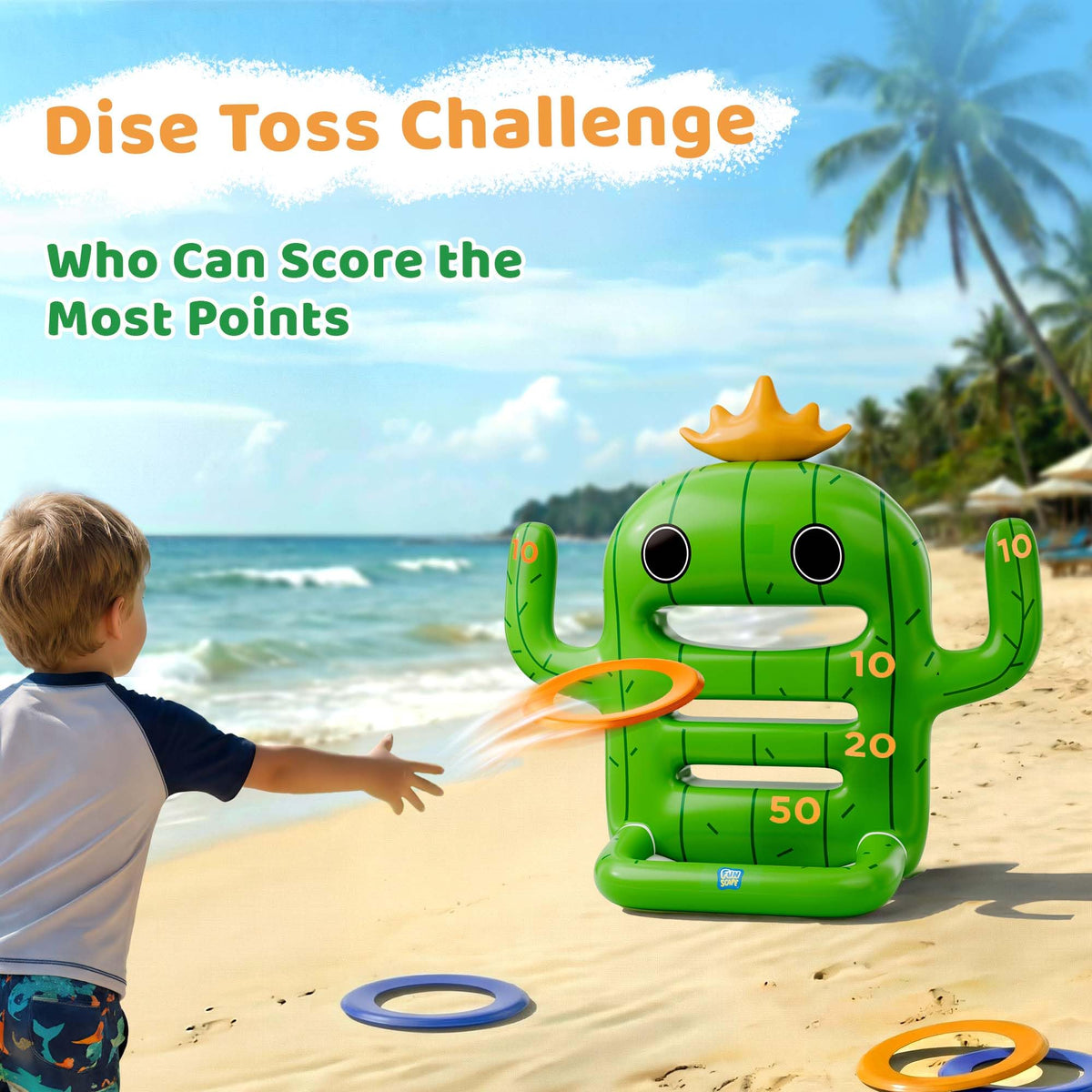 Funscape rings and discs set for two engaging play modes