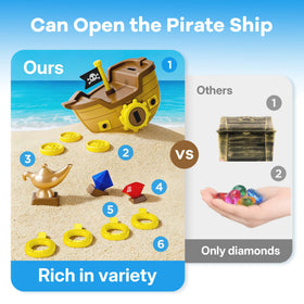 Funscape skull-and-crossbones flag diving toy enhances themed pool treasure hunts.