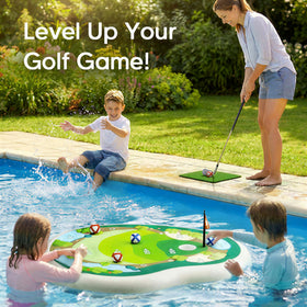 Sticky golf balls close-up ready for target practice with Funscape