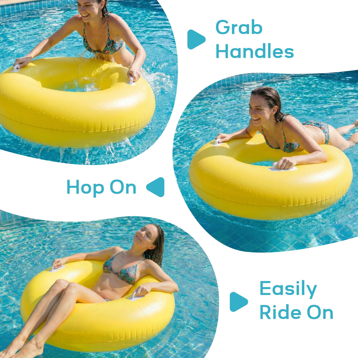 Funscape thick 25% more durable PVC for long-lasting summer fun on water.