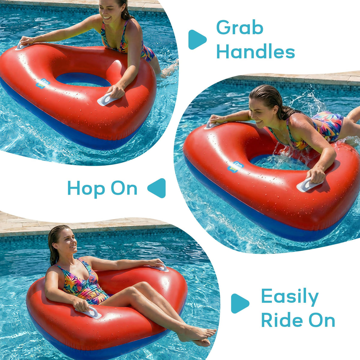 Funscape two-in-one float lets you lounge or swim with ease