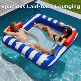 Funscape two-way backrest design enabling easy conversation while lounging