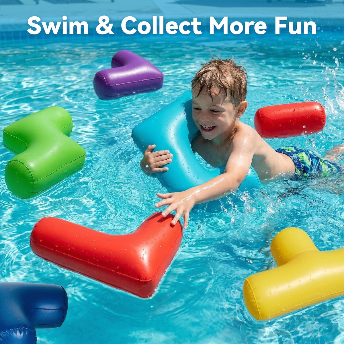 Funscape water puzzle activity stimulates spatial thinking and exploration.