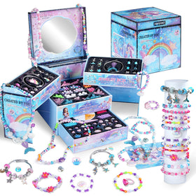 FUNSENLY deluxe jewelry box unboxing and gift-ready presentation for kids