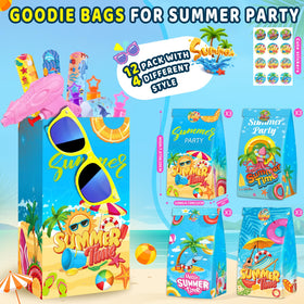 Funsenly pool party favors slap bracelets add color and creativity.