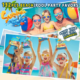 Funsenly pool party favors sunglasses offer sun-ready style and shade.