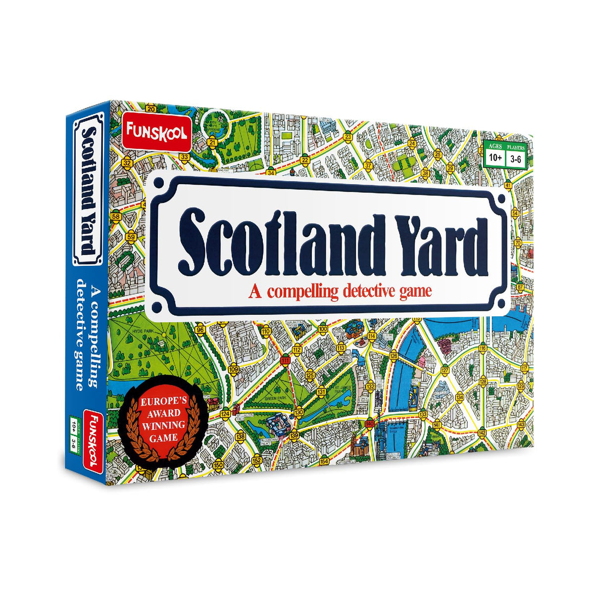 Funskool Scotland Yard board game map and pieces for family gameplay.