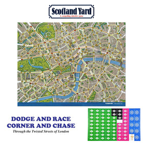 Funskool Scotland Yard player pieces ready for cooperative mystery chase.