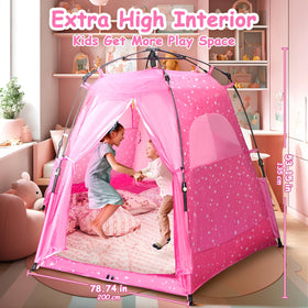 Funsland Princess Play Tent UV canopy provides sun protection.