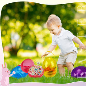 Funtery Easter eggs centerpiece ideas for indoor parties.
