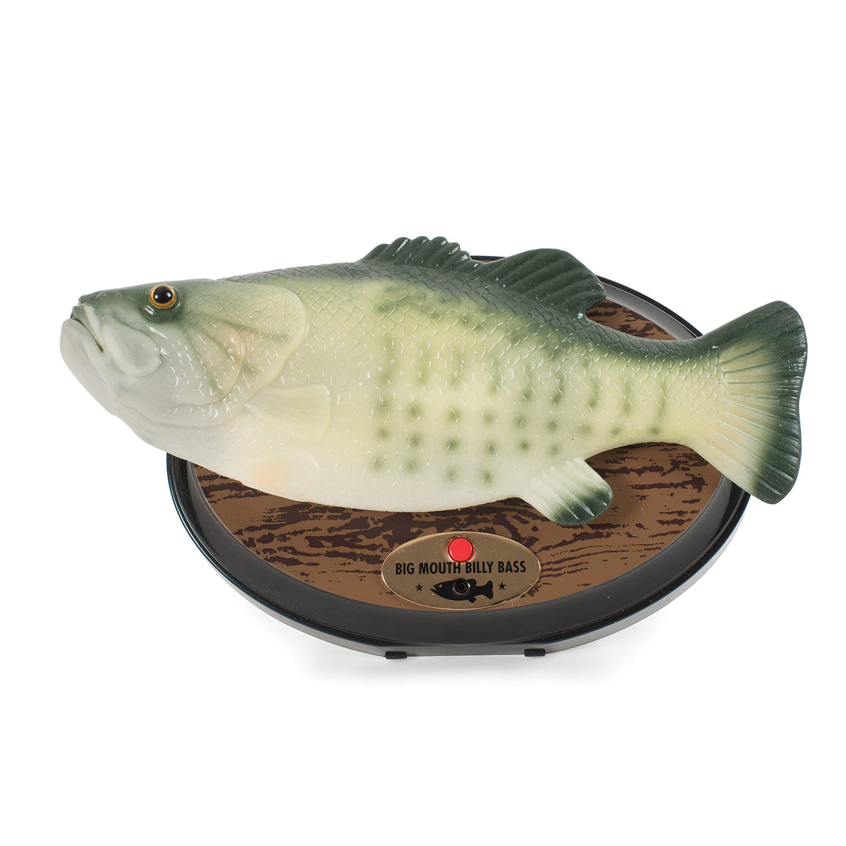 Funtime Gifts Gemmy Big Mouth Billy Bass singing decor to attract attention.