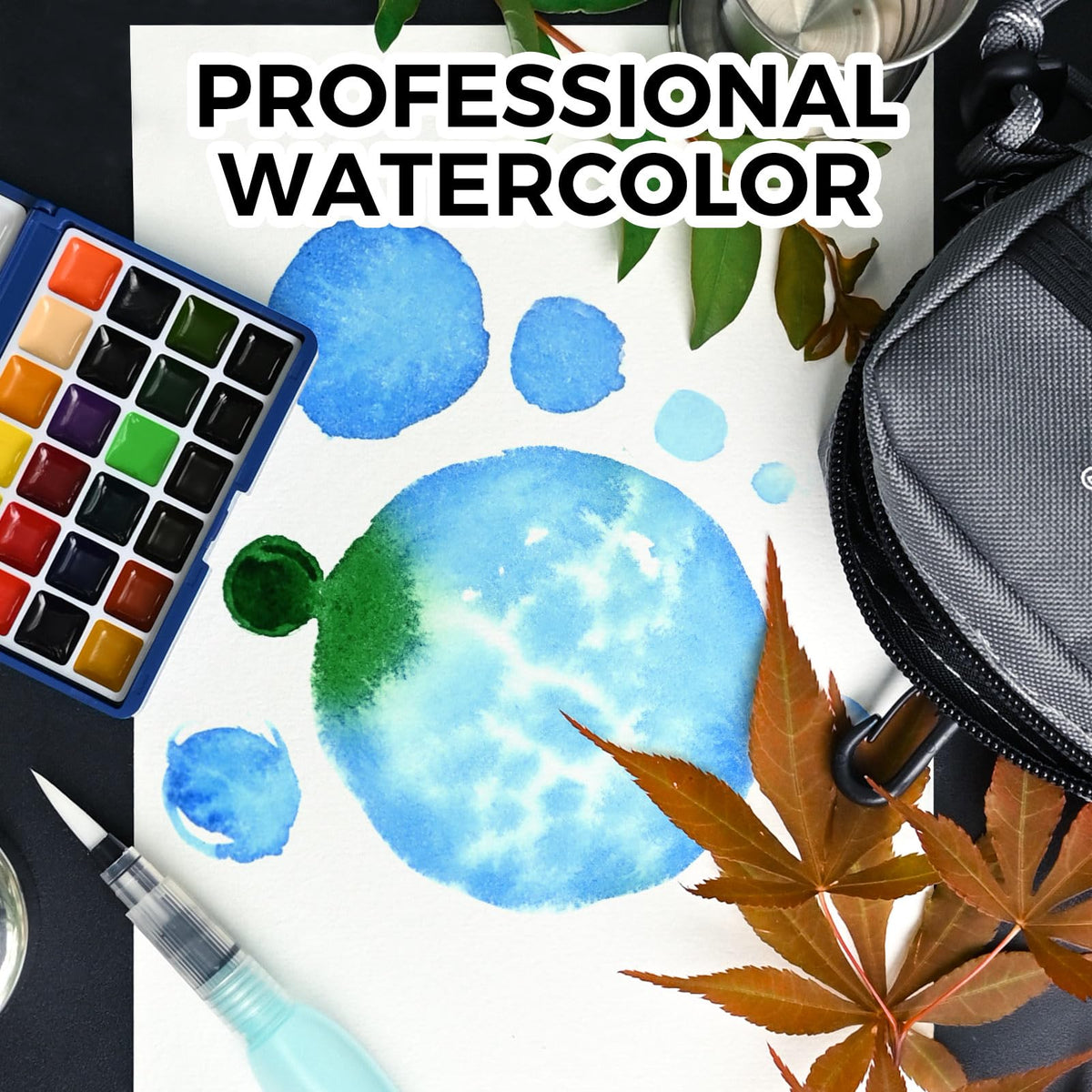 Funto Watercolor Journal provides acid-free pages for vivid color layering during plein air.