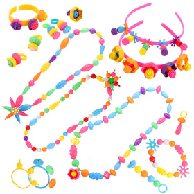 Funtopia Pop Beads safe materials with small parts; supervision advised for younger kids
