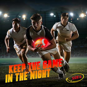 Funvip glow football USB charging port for quick power.