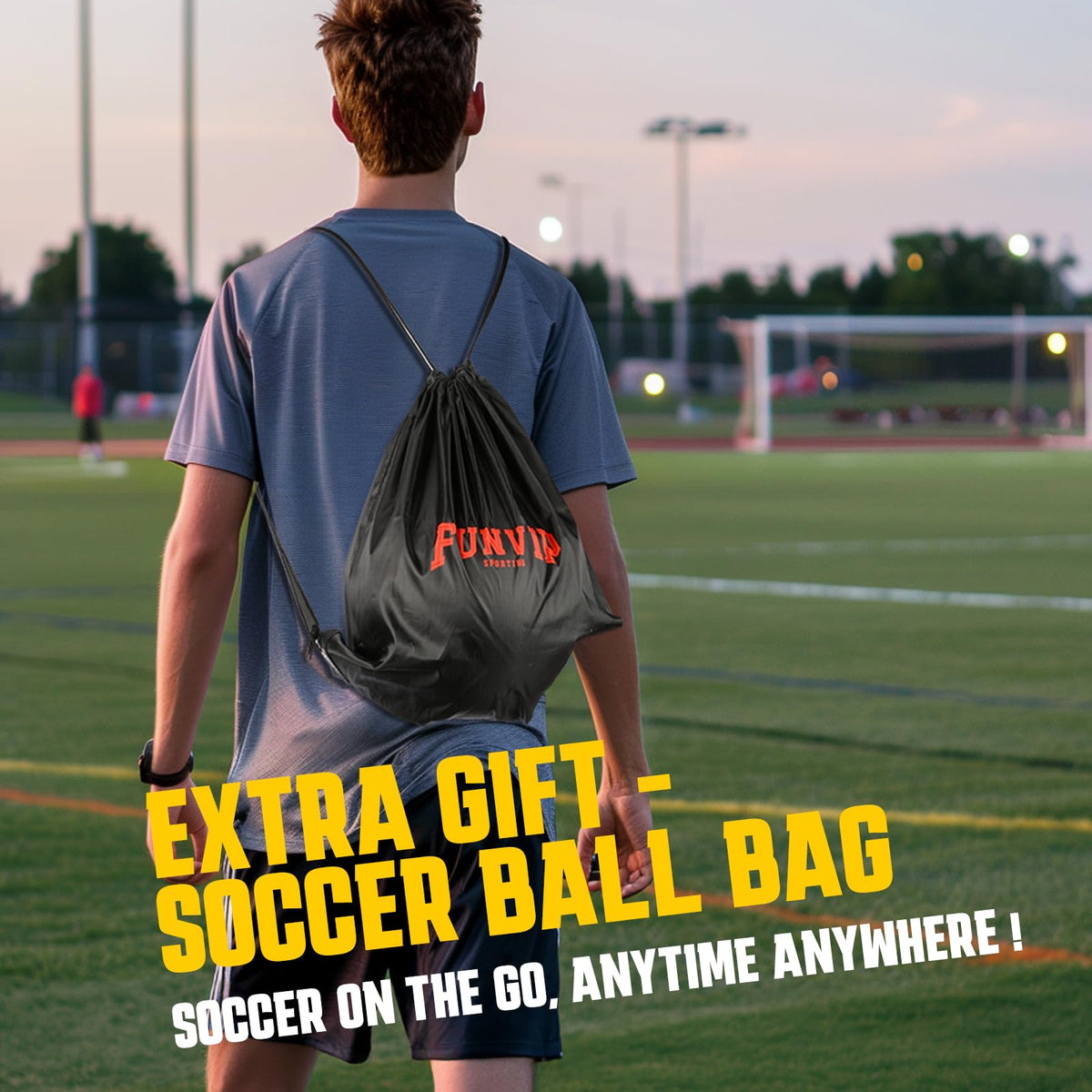 Funvip Light Up Soccer Ball charging port tip helps avoid damage.