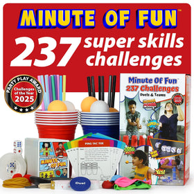 Funwares Original 237-minute box open, ready-to-play for family challenges