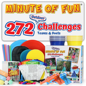 Funwares Original 272 challenges cards for backyard family play, boosting quick thinking.