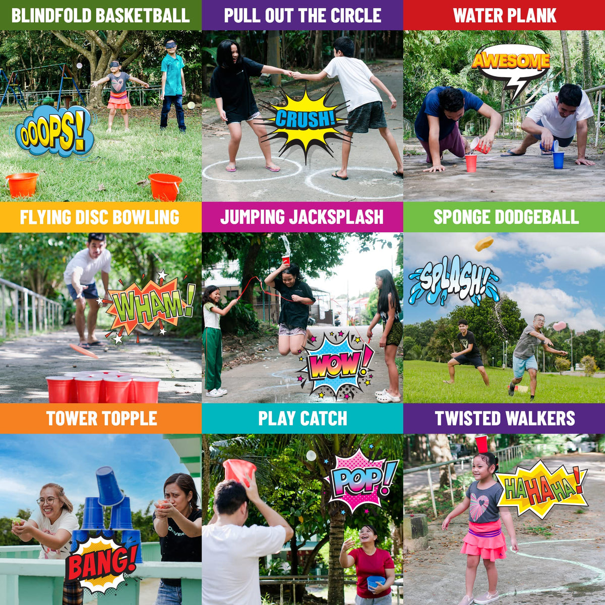 Funwares Original 272 sponge guns add splashy water play outdoors.