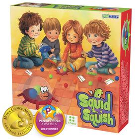 Funwares Squid Squish gift-ready packaging for celebrations.