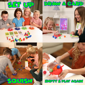 Funwares Squid Squish starter level card for youngest players.