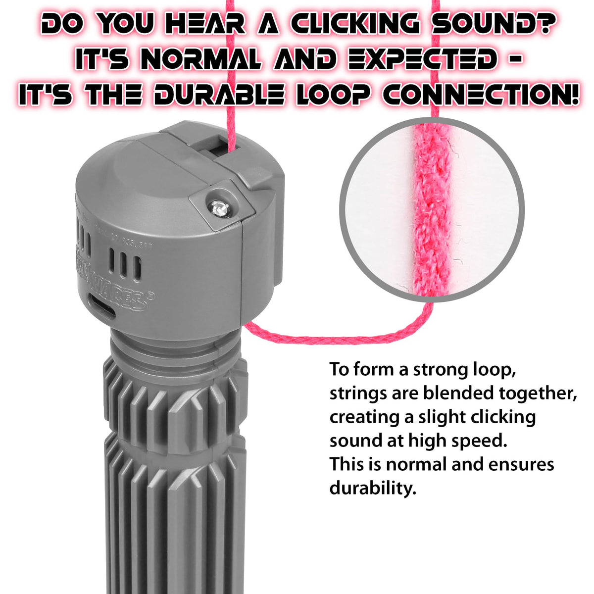 Party ready gadget Funwares String Thing sparks glowing fun