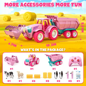 Funwee 2.4GHz remote for smooth multiplayer tractor play.