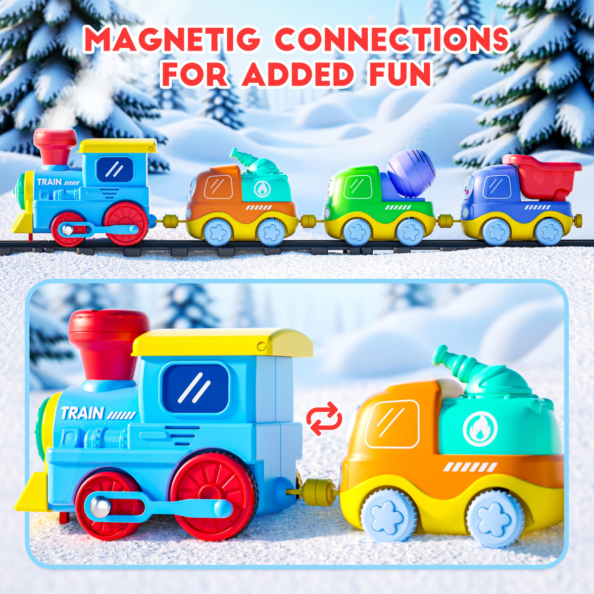 Funwee Steam Track curved tracks support creative layouts