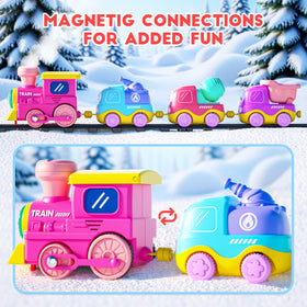 Funwee curved tracks create fluid, creative layouts.