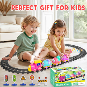 Funwee straight tracks ensure stable, reliable train setups.
