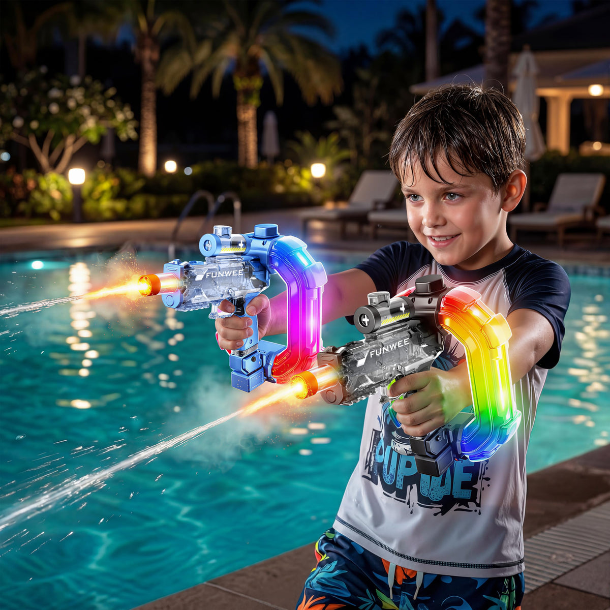 Funwee water gun for kid and adult play at backyard parties