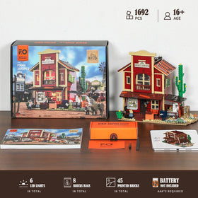 FUNWHOLE buildable Western gift for adults and history lovers.